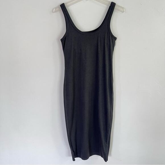 NEW Vuori Halo Essential Heather Black Scoop Neck- Sz S - Picture 3 of 8